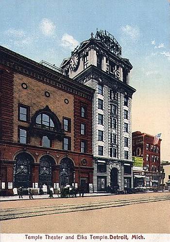 Temple Theatre - Old Post Card (newer photo)